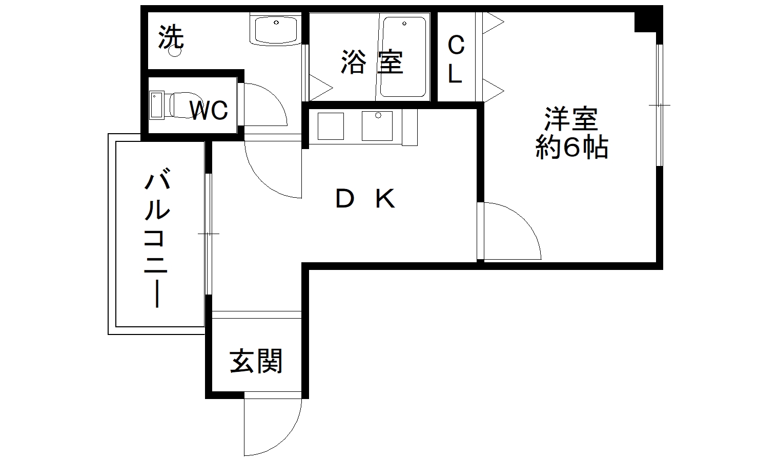 カーザ布施の間取り