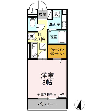 レスポワール ゼクスの間取り