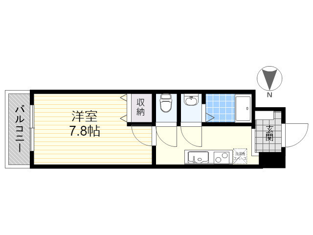 テリオ鶴崎の間取り