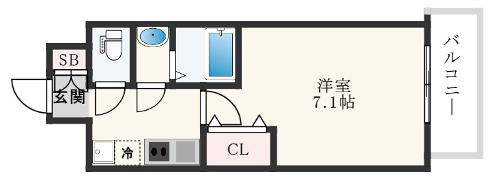 LIVIAZ OSAKA Veriteの間取り