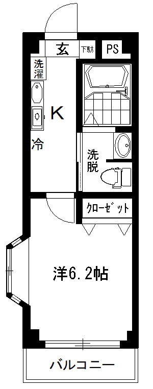 ヴァンベール瑞江の間取り