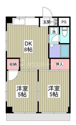 さいたま市北区日進町のマンションの間取り