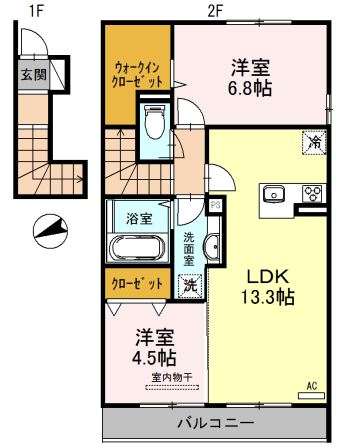 エミネンスさやかの間取り