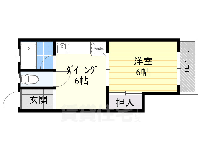 万富マンションの間取り