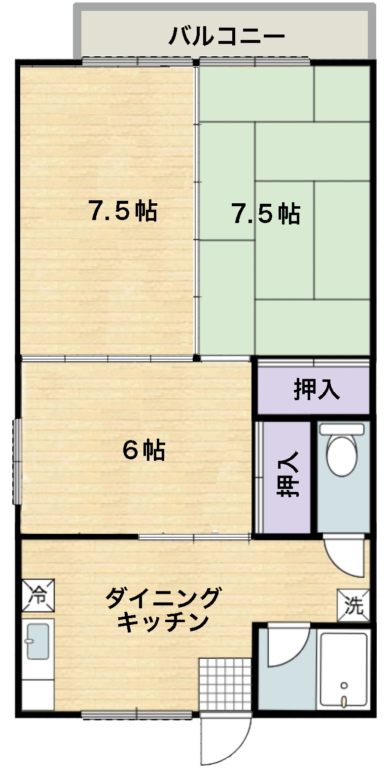 小野孝ハイツの間取り