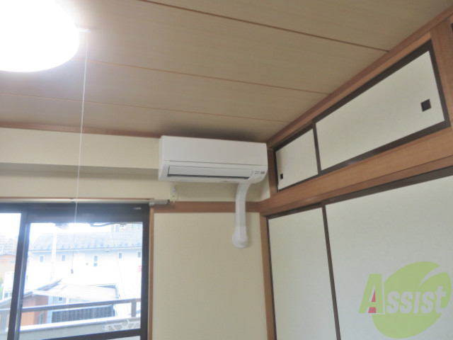 その他設備　エアコンが付いていますので夏冬温度に困らず快適に過ごせるー。