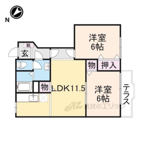 ボワノールＢ棟の間取り