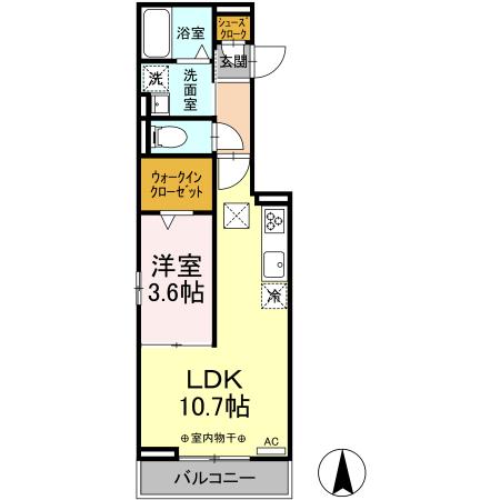 アビテ那加門前町の間取り