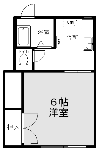 グランドール成島ＡＢの間取り