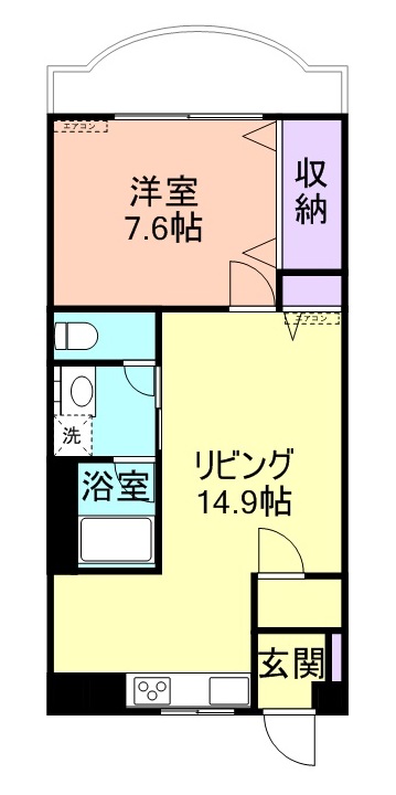 坂田マンションの間取り