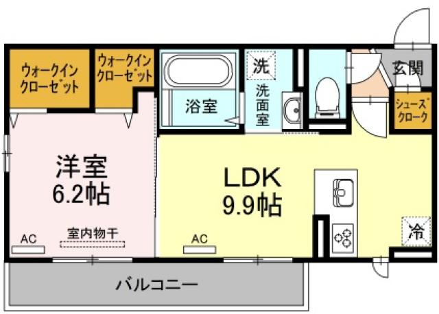 メゾン沖浜の間取り