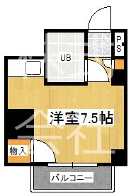 京都市山科区西野大手先町のマンションの間取り