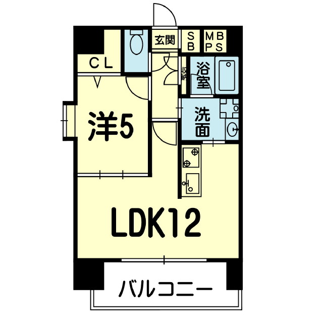 Ｖｉｅｎｔｏ南高江の間取り