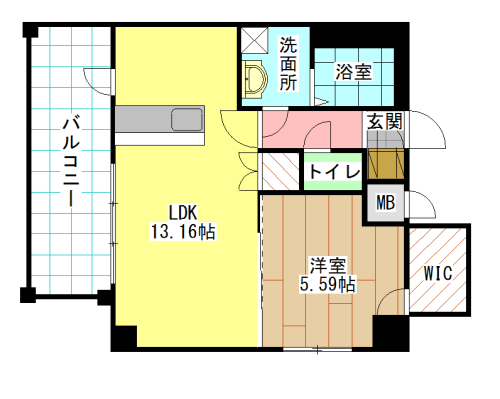 ベルガモットの間取り