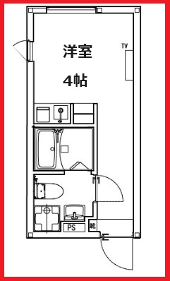 ボアソルテ日ノ出町の間取り