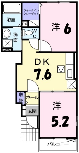 シエル　ブルー　Iの間取り