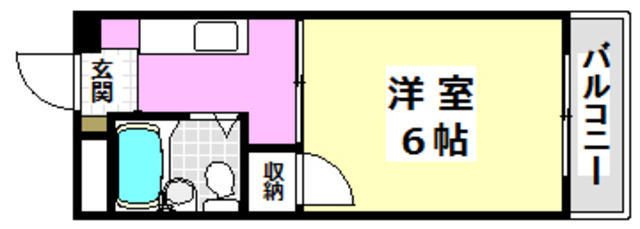 茨木市蔵垣内のマンションの間取り