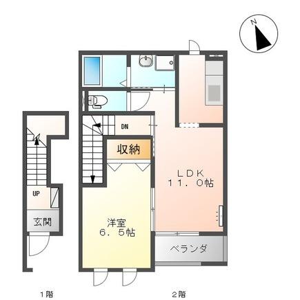 ローズスクエアIIの間取り