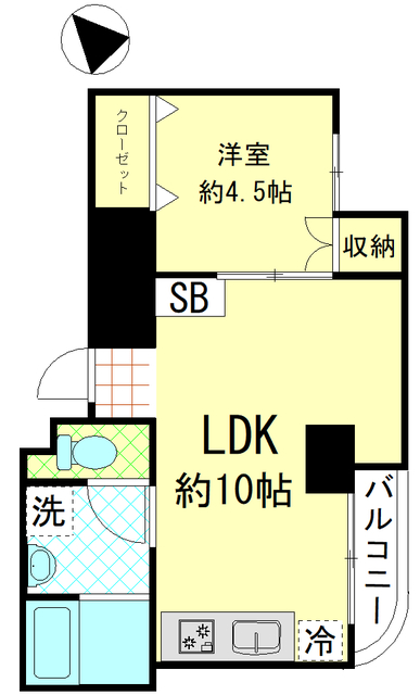 【茅ヶ崎アメニティの間取り】