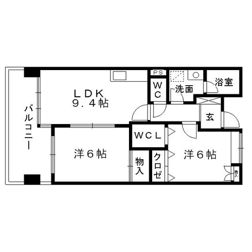 中央ハイツ海老塚の間取り