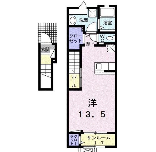 エクシアード　Iの間取り