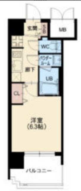 【大阪市淀川区三津屋北のマンションの間取り】