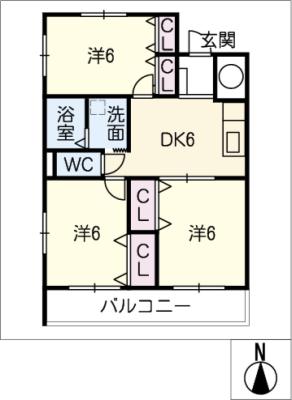 ６７クラブの間取り