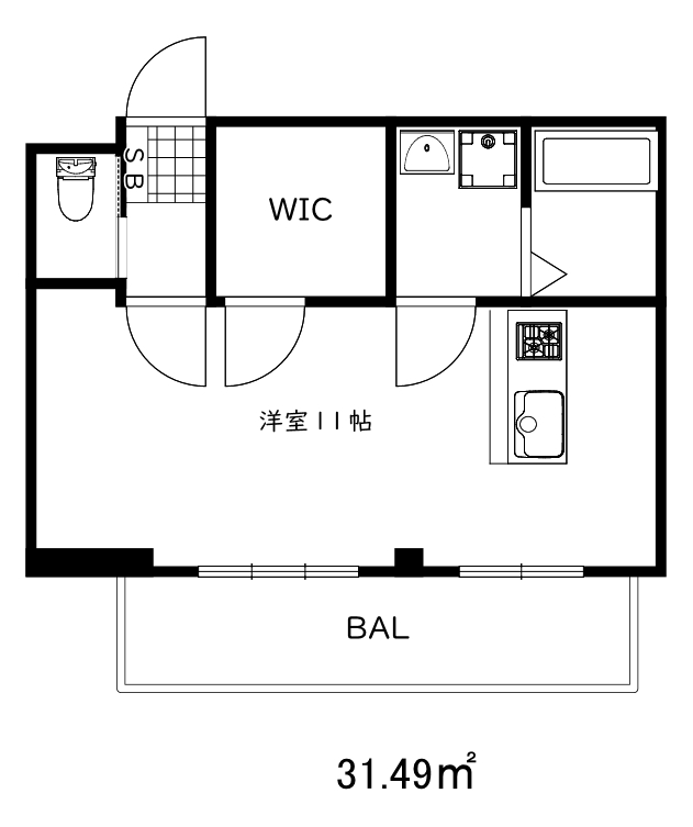 諏訪山ハウスの間取り