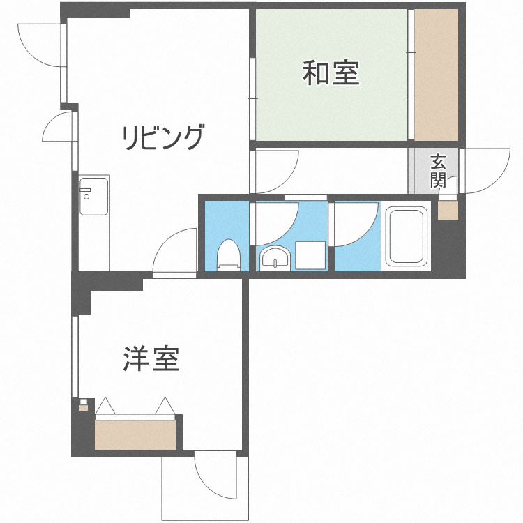 田房ビルの間取り