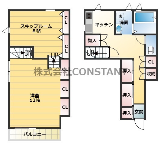 ココカラハウス藍住の間取り