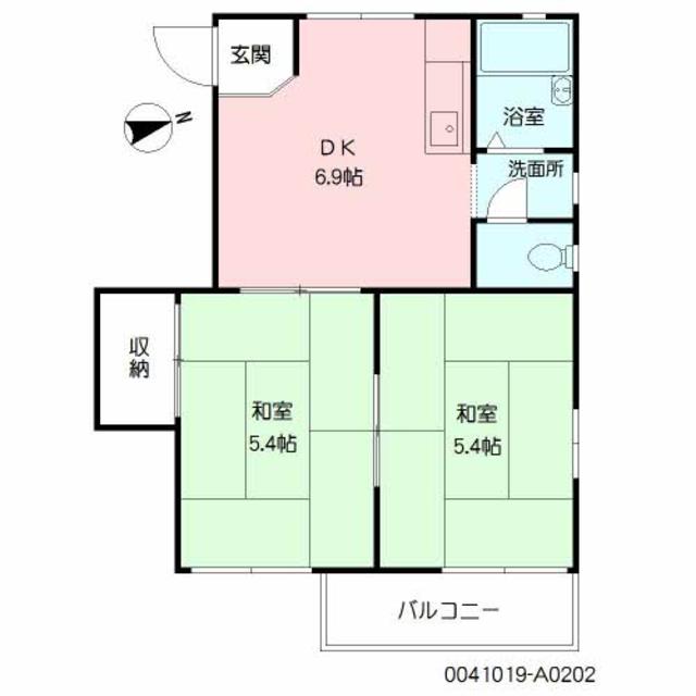 フレグランス垂水　Ａ棟の間取り