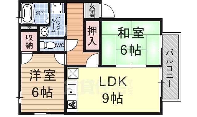 ベルドミールA棟の間取り