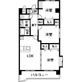 マンションエクレールの間取り