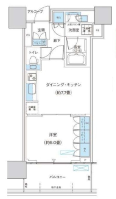 パークシティ柏の葉キャンパス ザ・ゲートタワーウエストの間取り