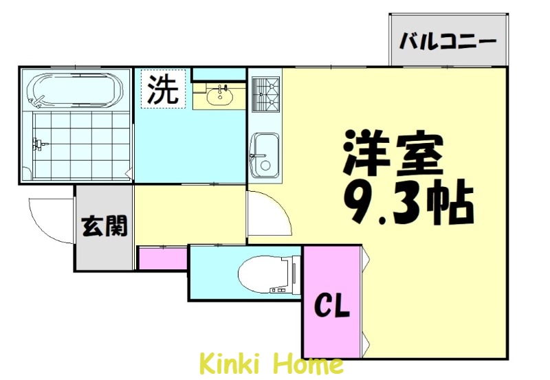 solis上町の間取り