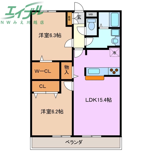 ラルゴエスパシオの間取り