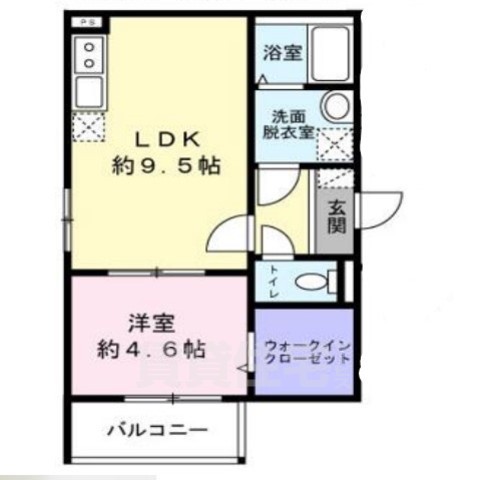 フォレ中穂積WESTの間取り