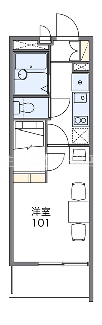 レオパレスベル　山之手の間取り