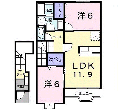 ベルフラワーの間取り