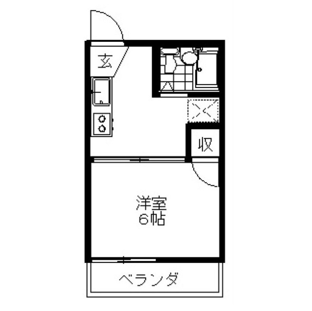 シャトー望月　Ｂの間取り