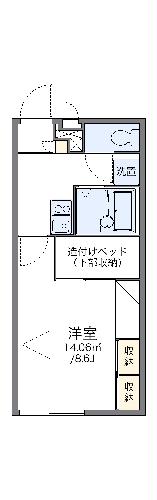 レオパレスＹＡＭＡＤＡの間取り