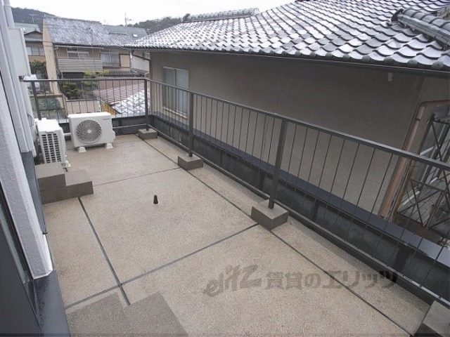 バルコニー　広～いベランダです！