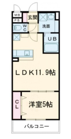 グレイスリンデンバンVの間取り