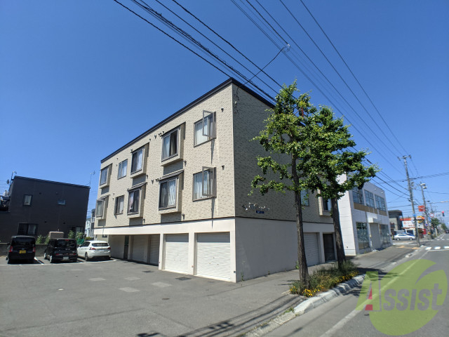 建物外観　札幌市北区太平８条「楓ガーデン」