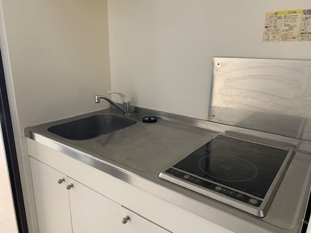 キッチン　シングルレバー設置　シンク広めです♪