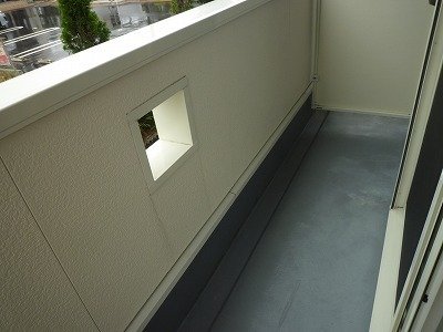 バルコニー　バルコニーがあります