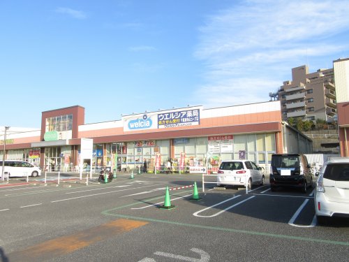 ドラックストア　ウエルシア薬局千葉東寺山コープ店（ドラッグストア）まで243m