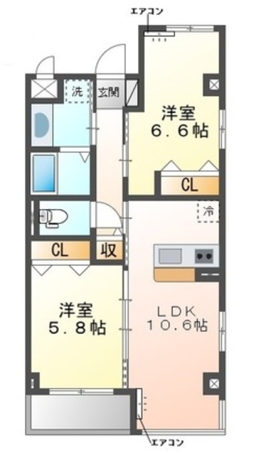 アーチェロの間取り