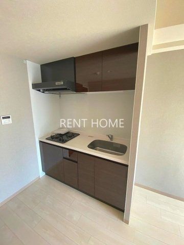 キッチン　２口ガスシステムキッチン