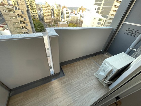 バルコニー　※別部屋の写真です
